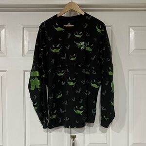 Disney Black Shirt with Green Graphics